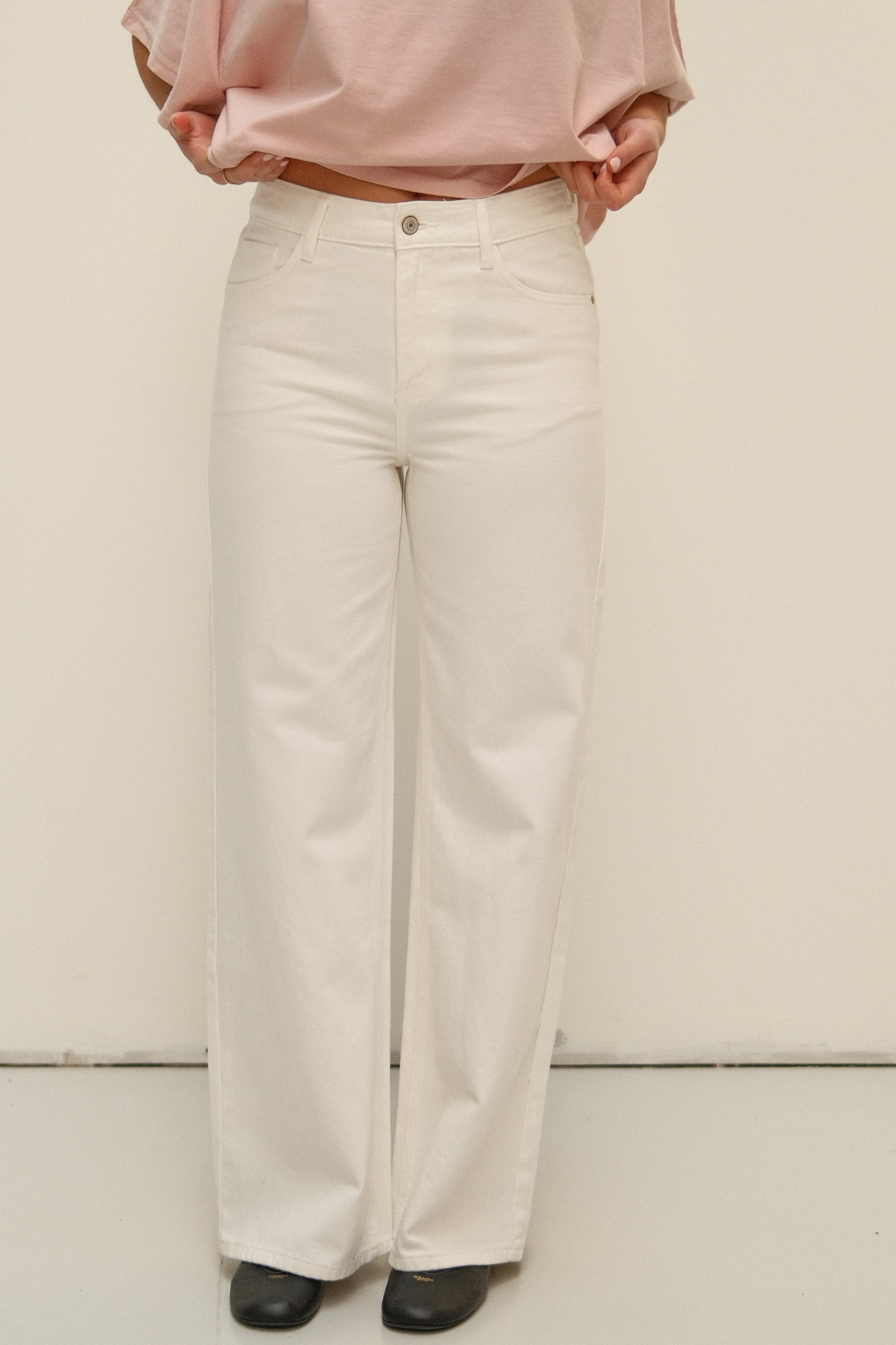 FULL LENGTH WIDE CELESTE JEANS WHITE - Image 11