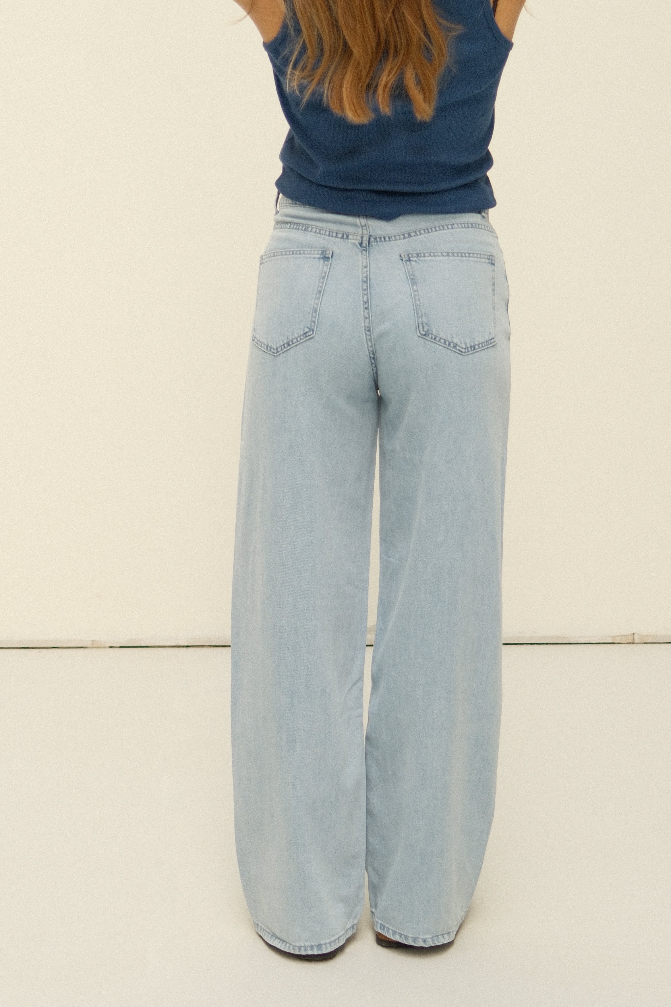 FULL LENGTH WIDE JEANS - Image 3