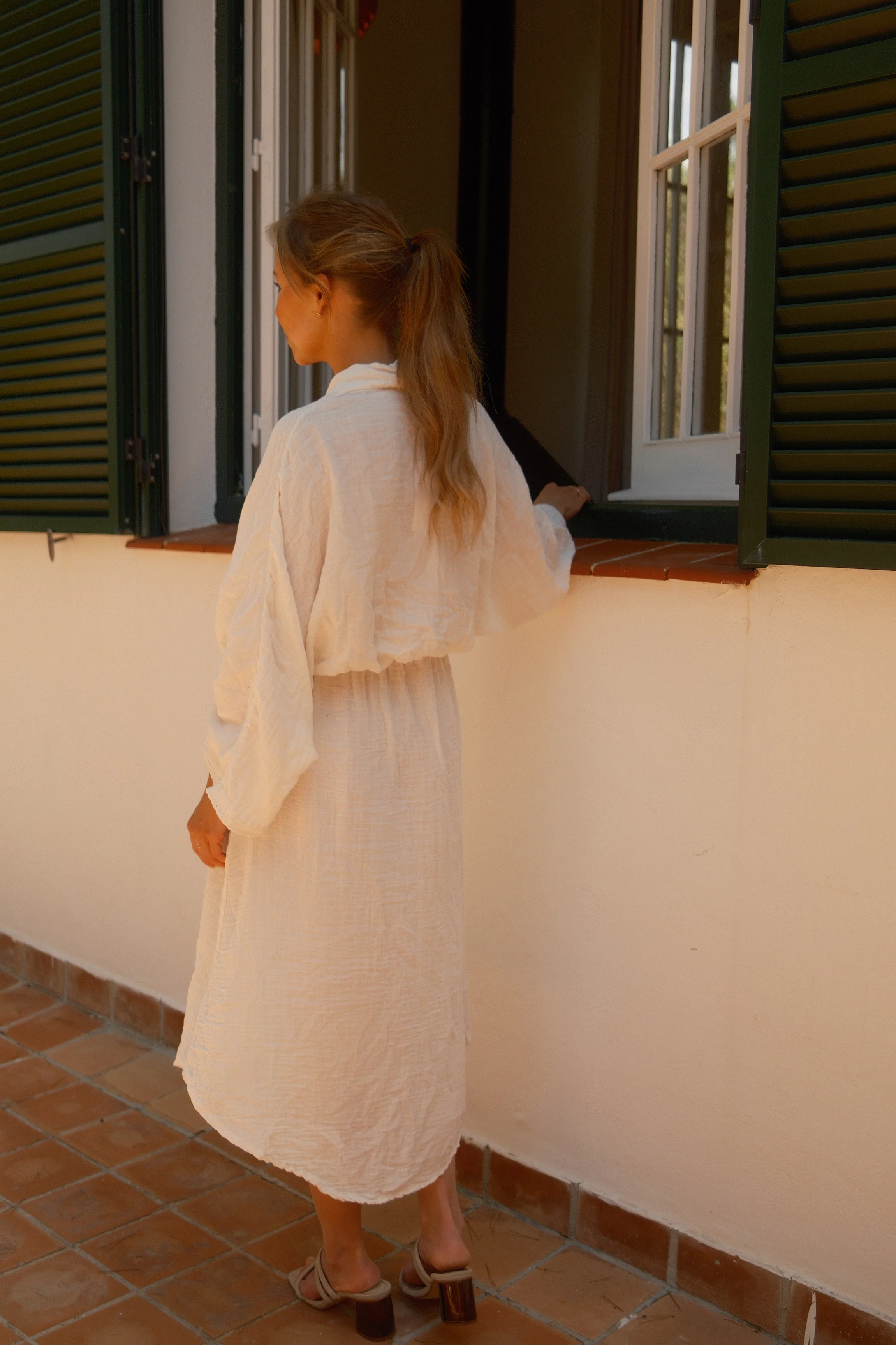 GAZELLE DRESS ECRU - Image 7