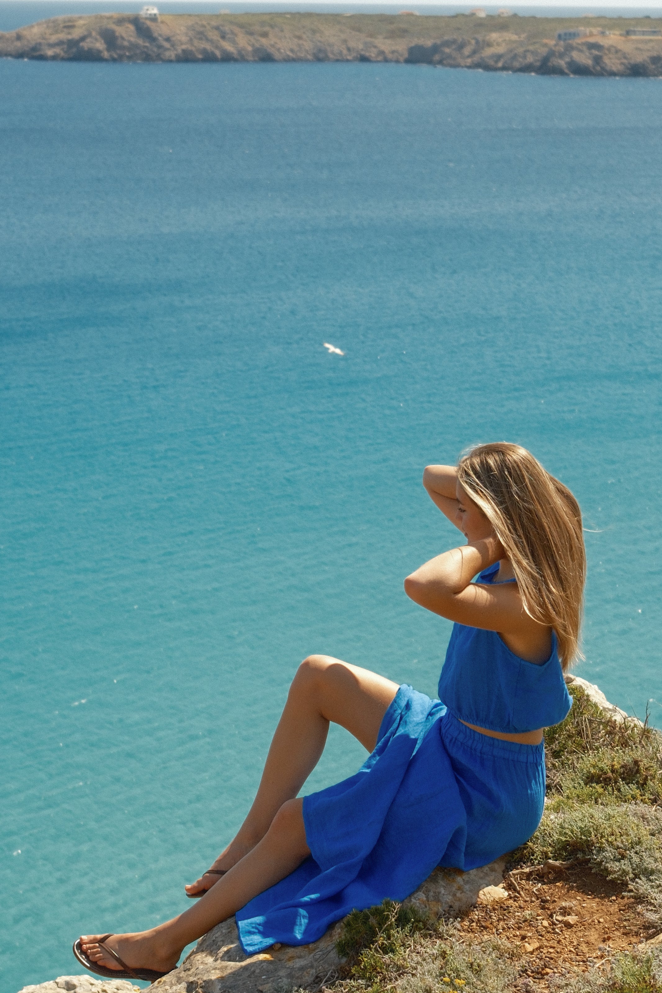 PRE-ORDER: JULY LINNEN SET COBALT BLUE - Image 4