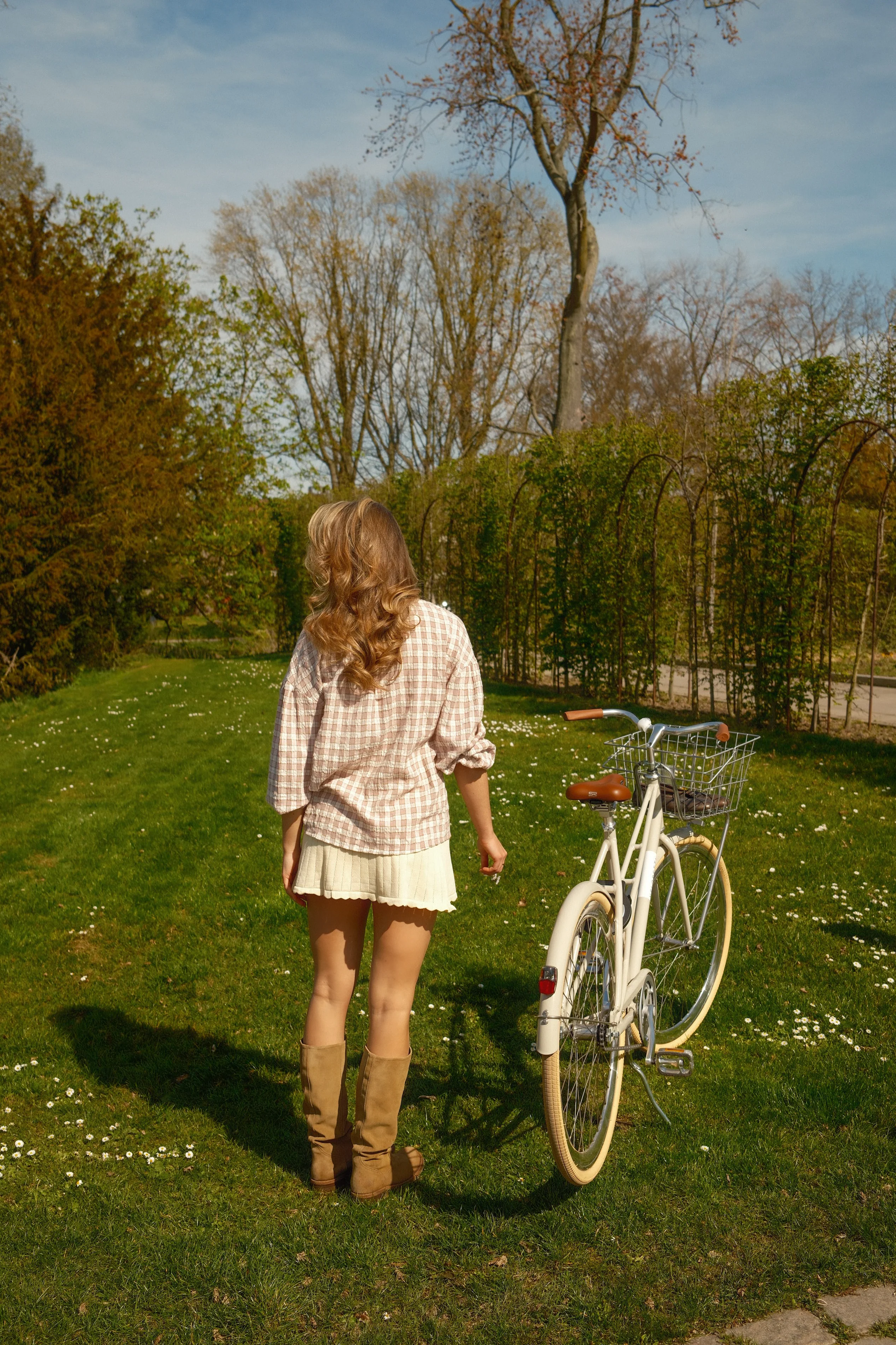 LAUREN CHECKED SHIRT OLD PINK - Image 6