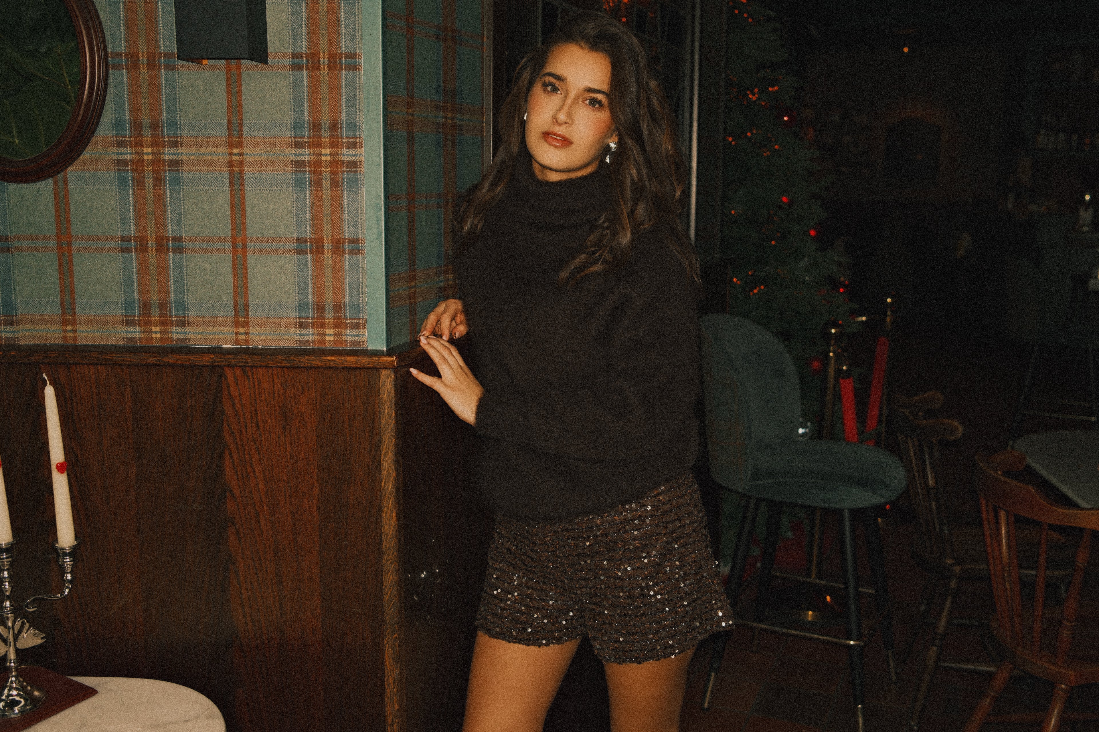 MOHAIR COL KNIT CHOCO - Image 5