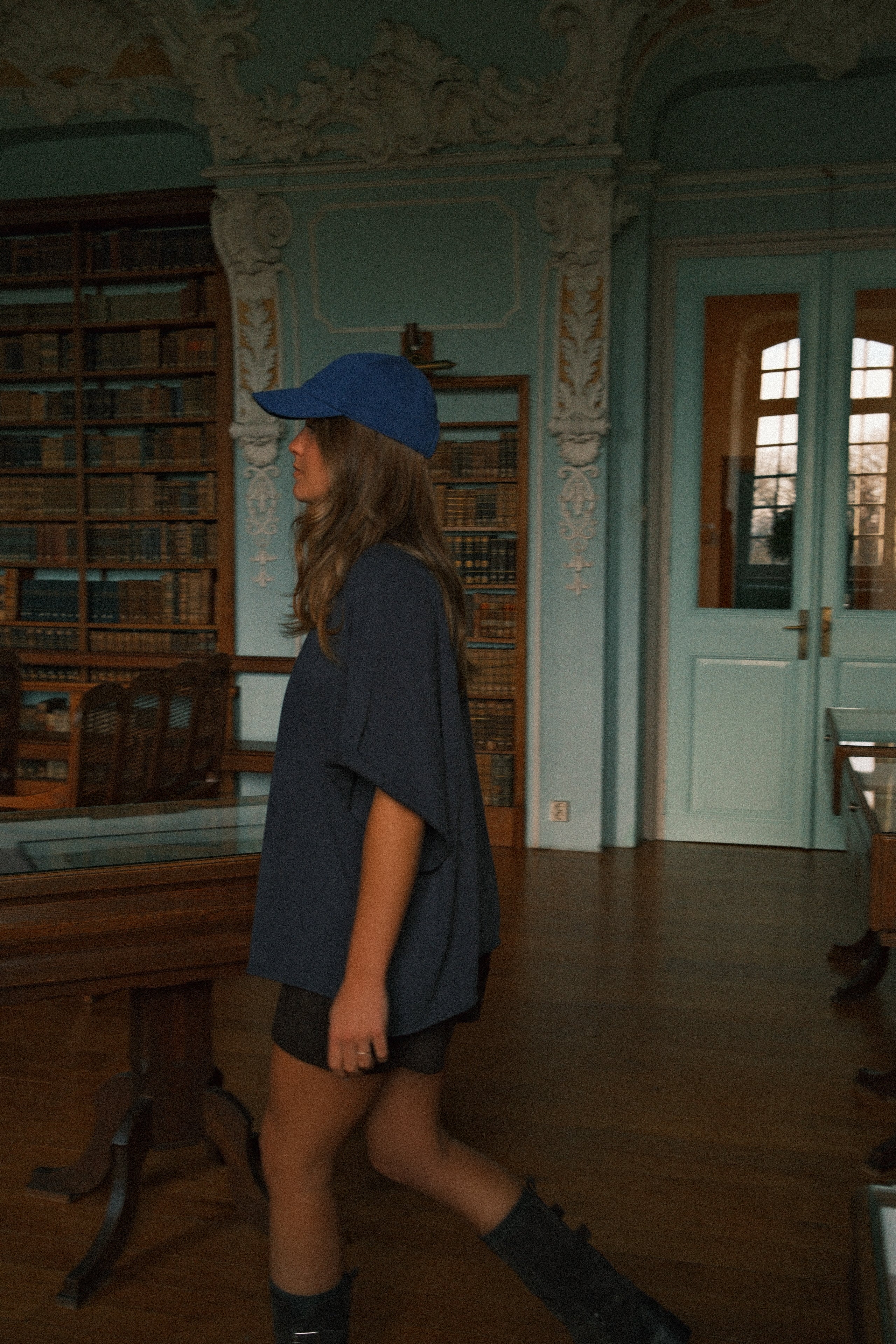OVERSIZED ESSENTIAL TEE NAVY - Image 14