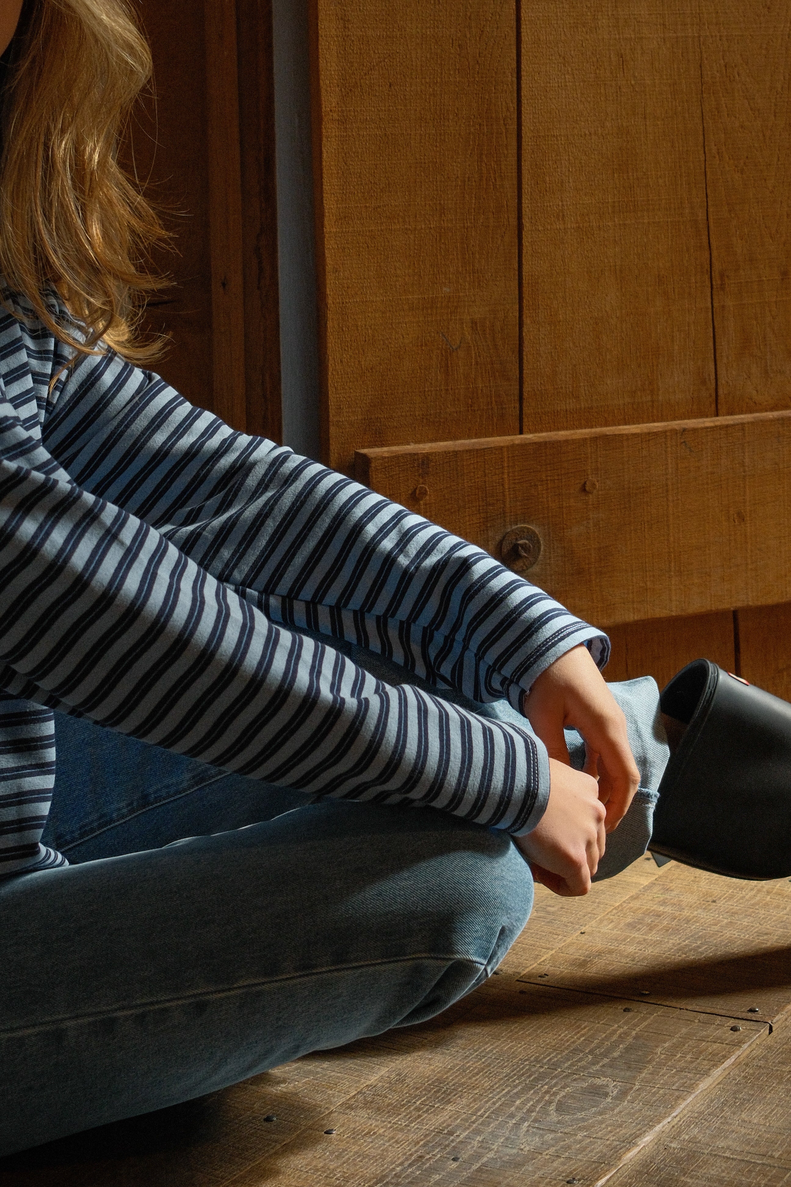 STRIPED JOLIE TEE BLUE - Image 6