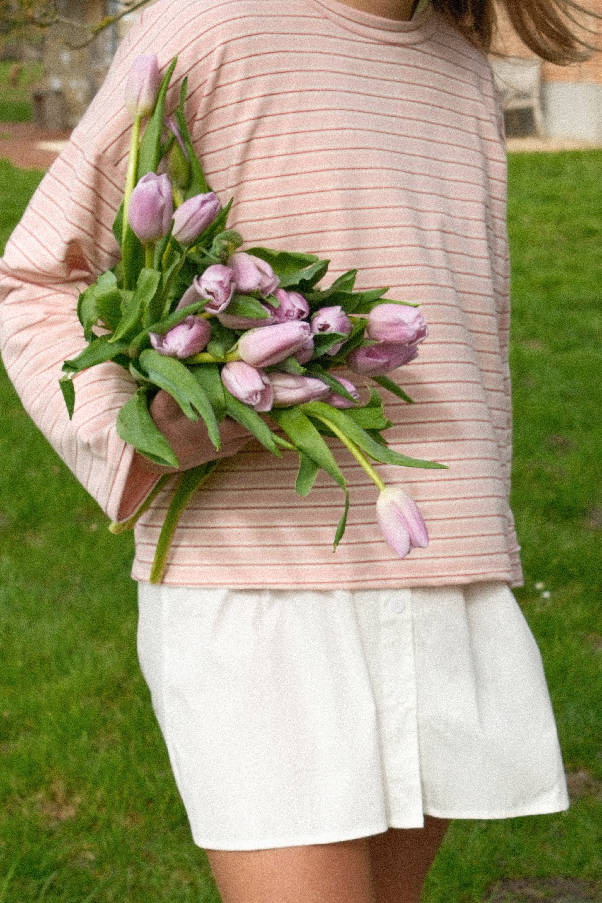 STRIPED JOLIE TEE PINK - Image 8