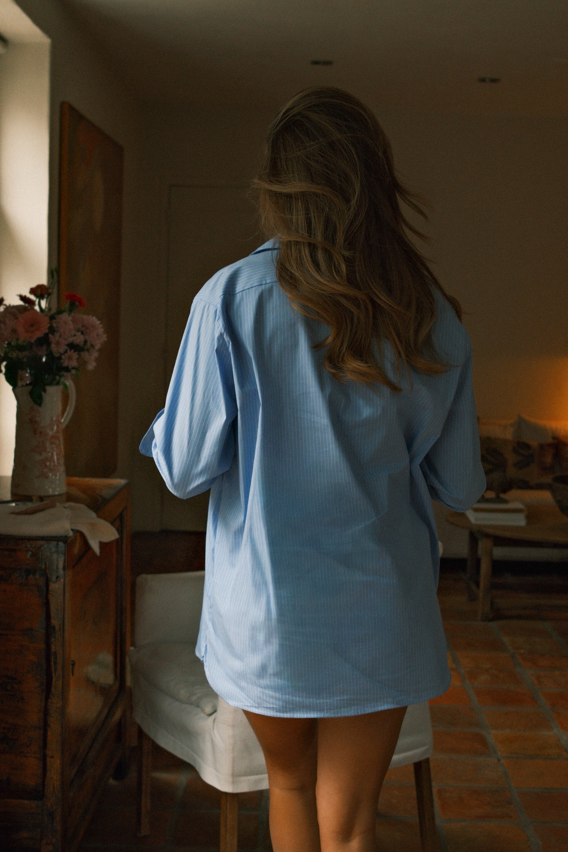 THE MORNING SEA BLOUSE BLUE - Image 3